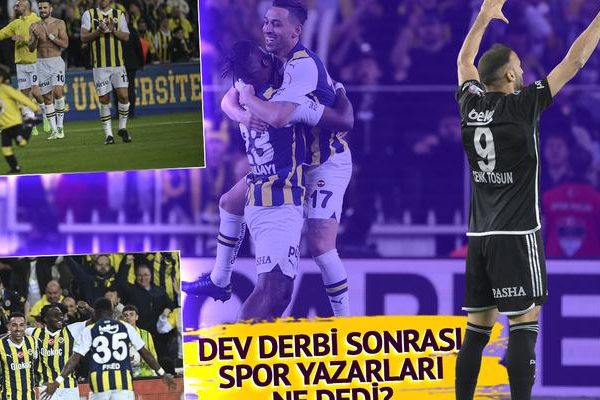 Spor gazetecileri Beşiktaş derbisi sonrası ne dedi?  İki takım hakkında dikkat çeken değerlendirmeler: “Derbi 35 puan farkını teyit ediyor”