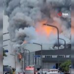 Akü fabrikasında patlama ve yangın!  20 ölü…