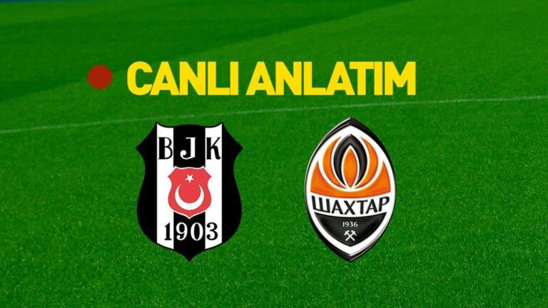 Beşiktaş – Shakhtar Donetsk maçı HT Spor Canlı İzle | Kartal, avantaj peşinde