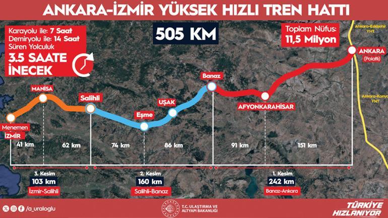 Ankara-İzmir arasındaki en uzun tünelde ilk ışık göründü