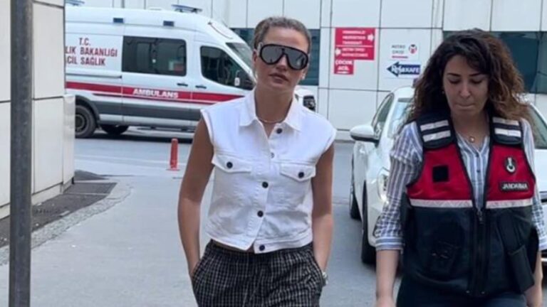 Serenay Sarıkaya serbest bırakıldı! Sağlık kontrolündeki hali dikkat çekti
